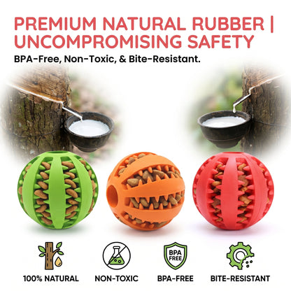 Dog Treat Dispensing Ball – Keep Your Pup Busy & Teeth Clean!